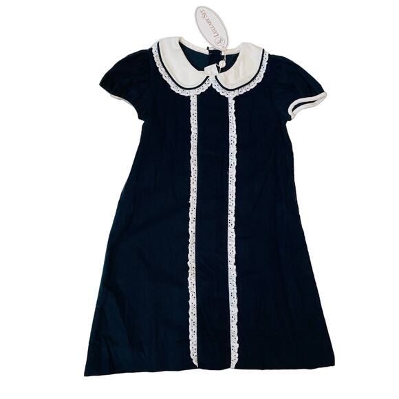 NWT Lullaby Set Size 4T Navy Josie Dress - Picture 1 of 4